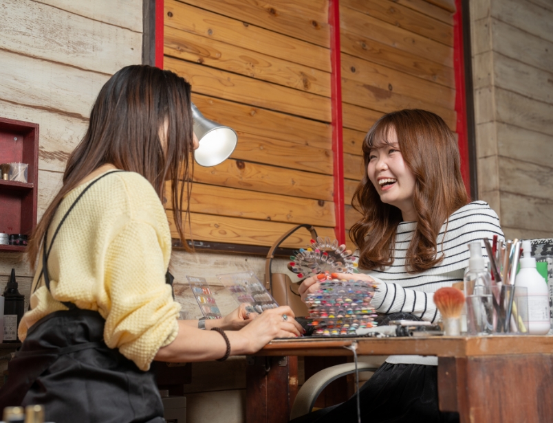 ご来店～施術